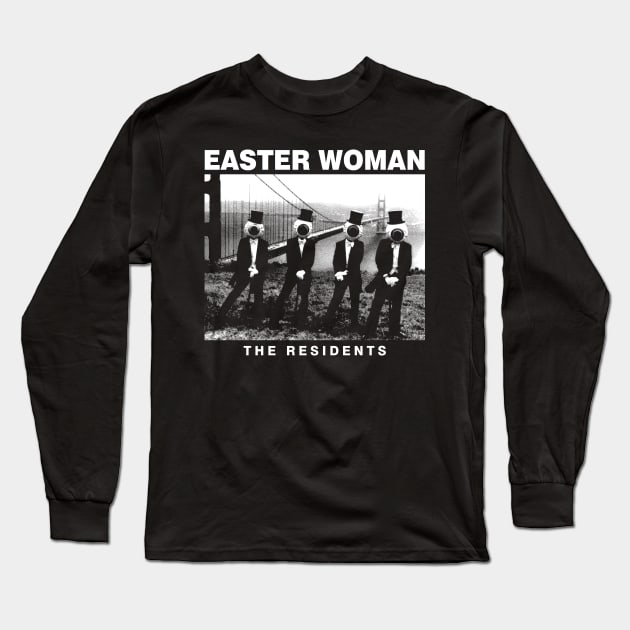 Easter Woman Vintage Long Sleeve T-Shirt by GothBless